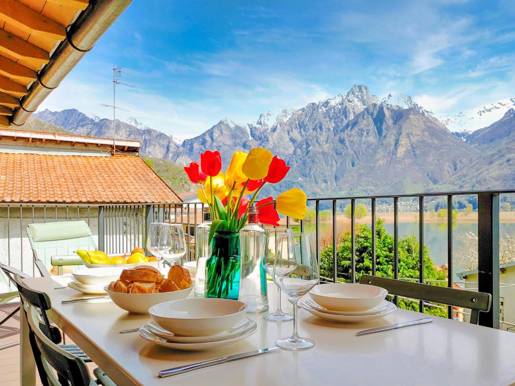 Dascio Dolce Ferienwohnung Panorama Balkon Am See Exteriér fotografie